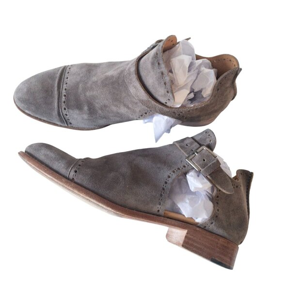 The Office of Angela Scott Mr. Ed Cutout Oxfords SZ 10 EU 40 Brown - Picture 6 of 16